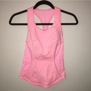 Lululemon pink racerback tank - like new